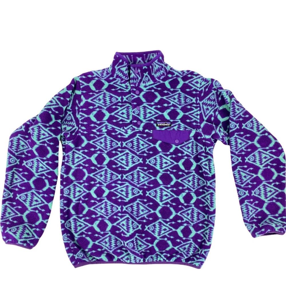 COPY - PATAGONIA W's Synchilla Snap-T Pullover in Ikat Big Fish